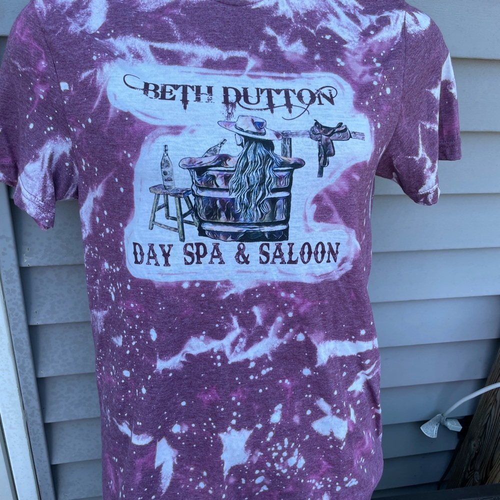 Bleached and Sublimated T-shirt Medium